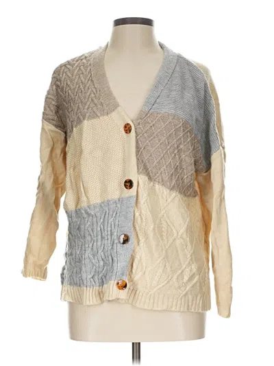 Pre-owned Maurices Cardigan Sweater In Tan