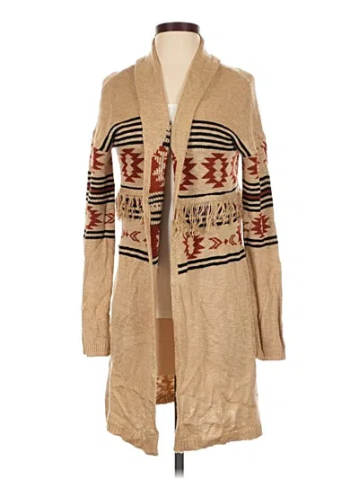 Pre-owned Maurices Cardigan Sweater In Tan