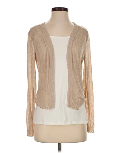 Pre-owned Maurices Cardigan Sweater In Tan