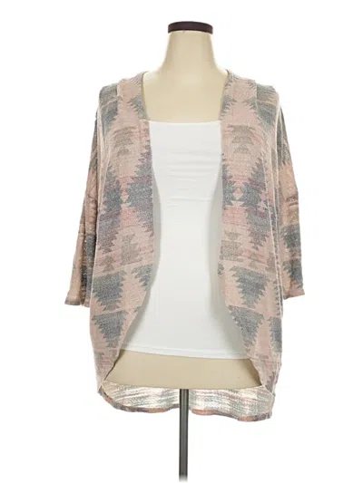 Pre-owned Maurices Cardigan Sweater In Tan