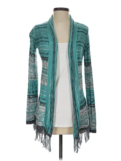 Pre-owned Maurices Cardigan Sweater In Teal