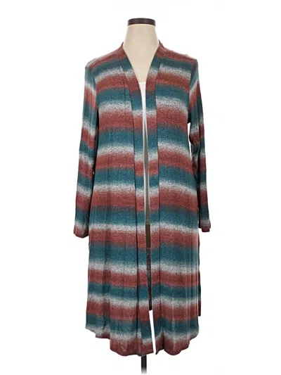 Pre-owned Maurices Cardigan Sweater In Teal