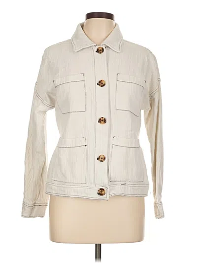 Pre-owned Maurices Cardigan Sweater In White