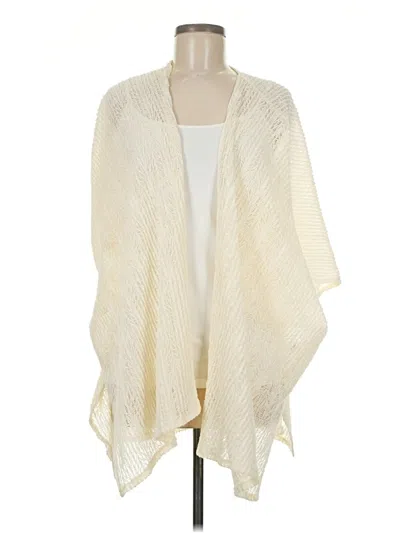 Pre-owned Maurices Cardigan Sweater In White