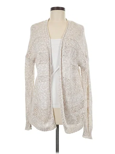 Pre-owned Maurices Cardigan Sweater In White