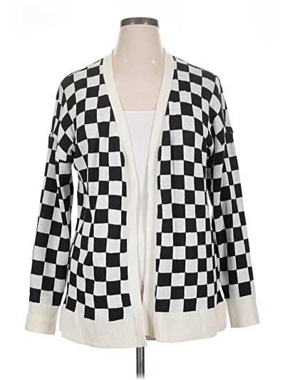 Pre-owned Maurices Cardigan Sweater In White