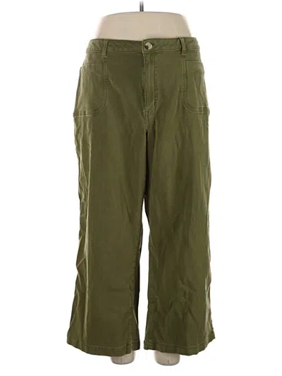 Pre-owned Maurices Cargo Pants In Green