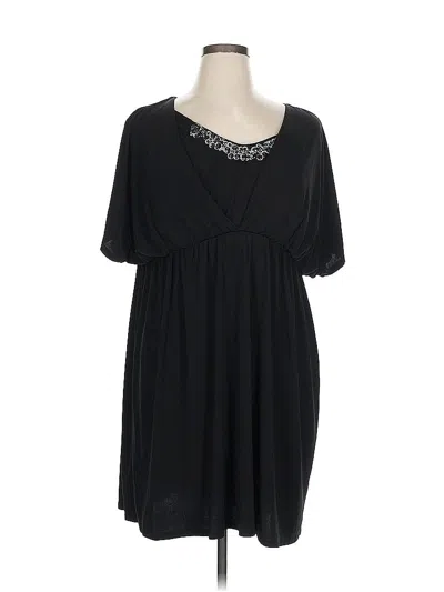 Pre-owned Maurices Casual Dress In Black