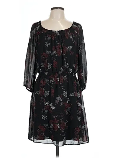 Pre-owned Maurices Casual Dress In Black