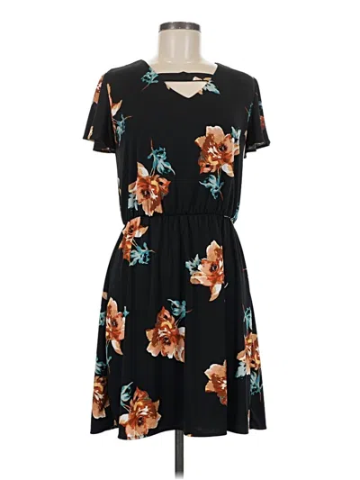 Pre-owned Maurices Casual Dress In Black