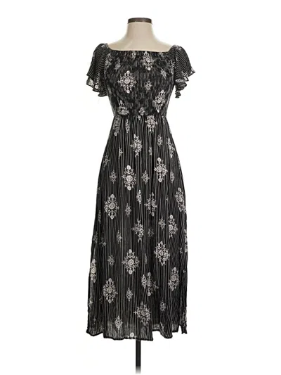 Pre-owned Maurices Casual Dress In Black