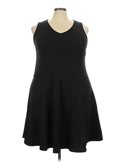Pre-owned Maurices Casual Dress In Black