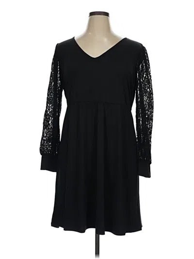 Pre-owned Maurices Casual Dress In Black