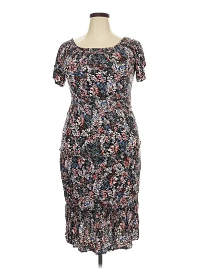Pre-owned Maurices Casual Dress In Black