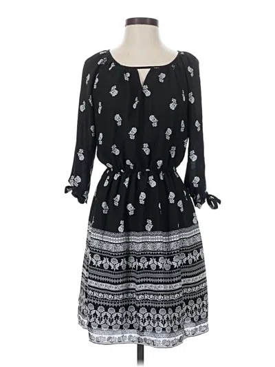 Pre-owned Maurices Casual Dress In Black