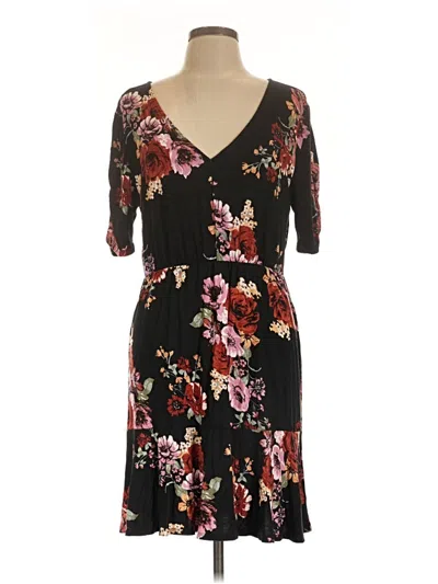 Pre-owned Maurices Casual Dress In Black