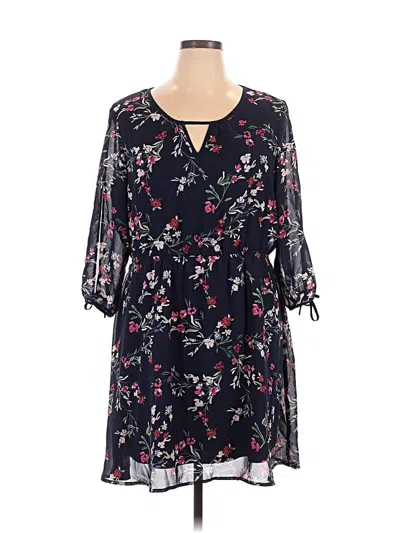 Pre-owned Maurices Casual Dress In Black