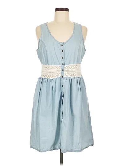 Pre-owned Maurices Casual Dress In Blue