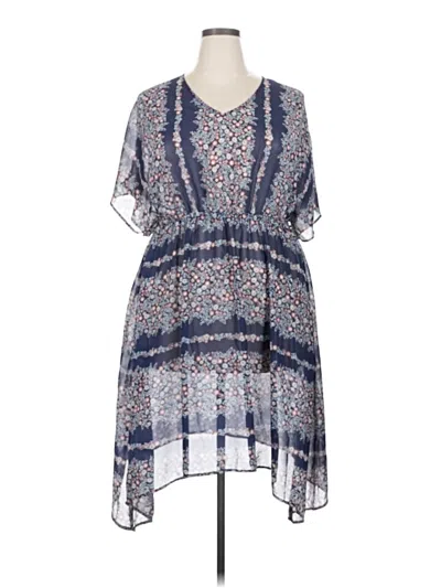 Pre-owned Maurices Casual Dress In Blue