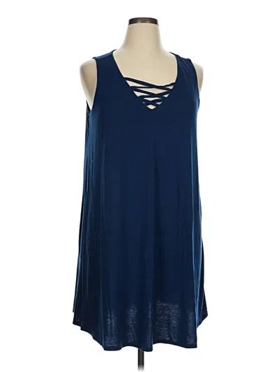 Pre-owned Maurices Casual Dress In Blue