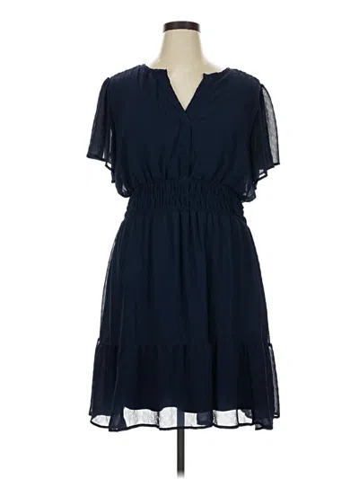 Pre-owned Maurices Casual Dress In Blue