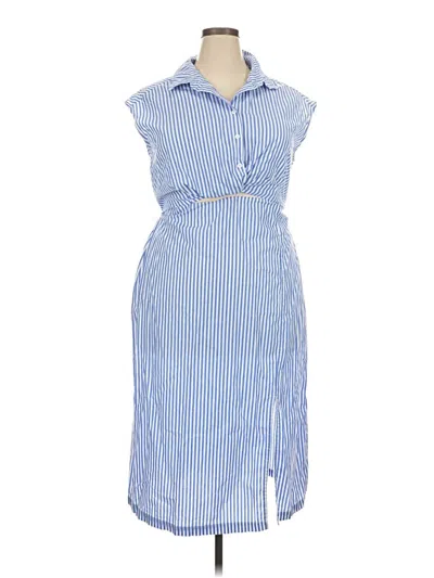 Pre-owned Maurices Casual Dress In Blue