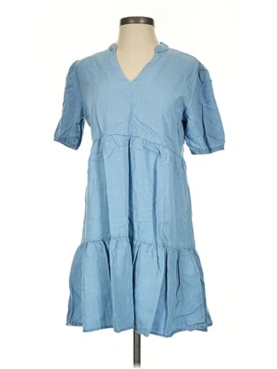 Pre-owned Maurices Casual Dress In Blue