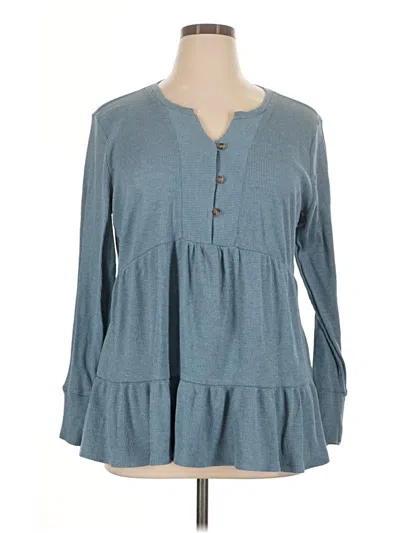 Pre-owned Maurices Casual Dress In Blue
