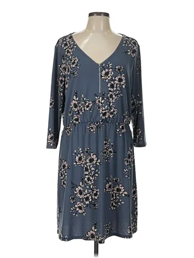 Pre-owned Maurices Casual Dress In Blue