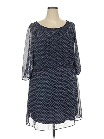 Pre-owned Maurices Casual Dress In Blue