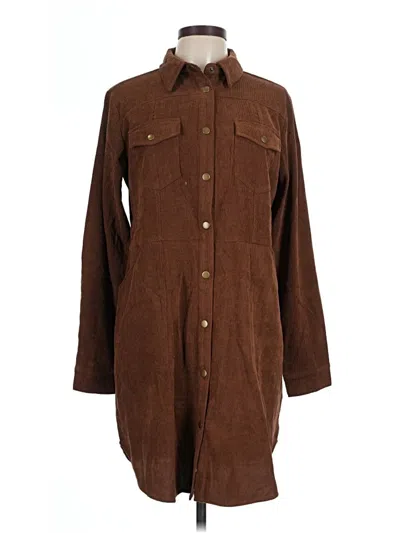 Maurices Casual Dress In Brown