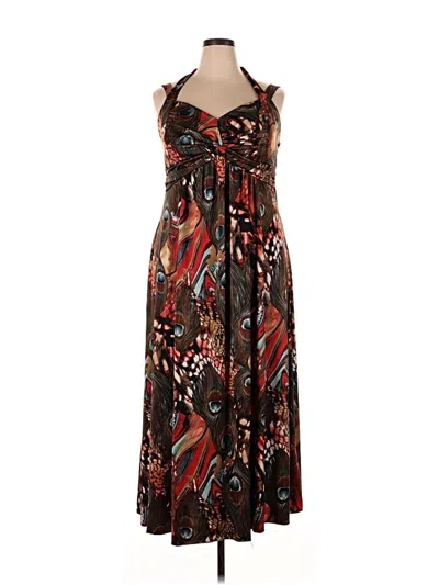 Pre-owned Maurices Casual Dress In Brown