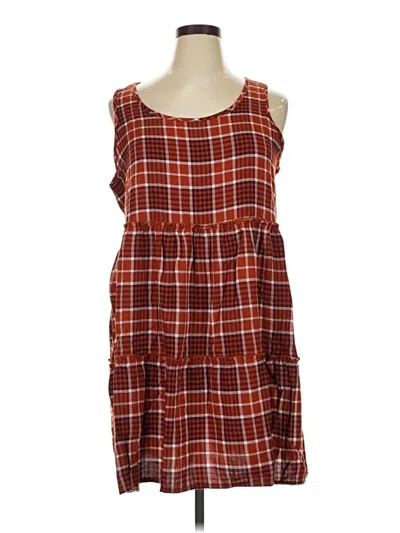Pre-owned Maurices Casual Dress In Brown