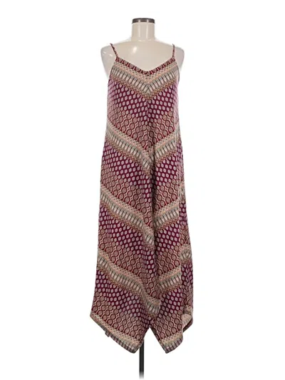 Pre-owned Maurices Casual Dress In Burgundy