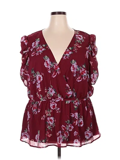 Pre-owned Maurices Casual Dress In Burgundy