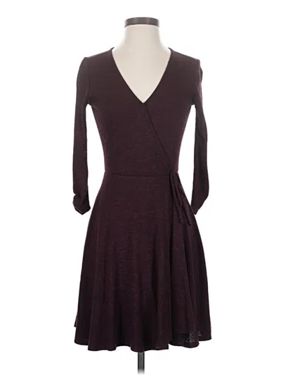 Pre-owned Maurices Casual Dress In Burgundy