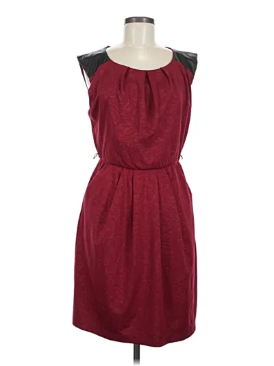 Pre-owned Maurices Casual Dress In Burgundy