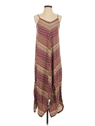 Pre-owned Maurices Casual Dress In Burgundy