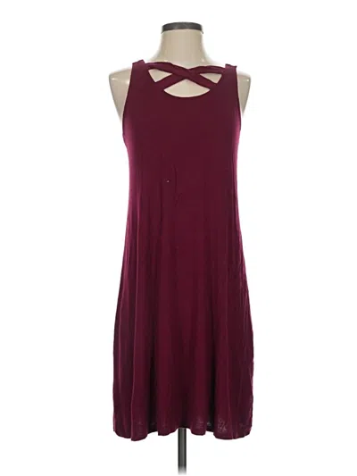 Pre-owned Maurices Casual Dress In Burgundy