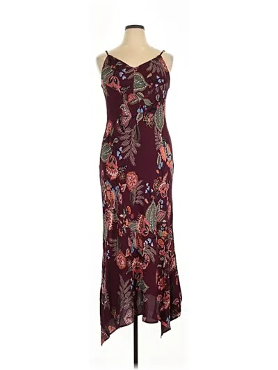 Pre-owned Maurices Casual Dress In Burgundy