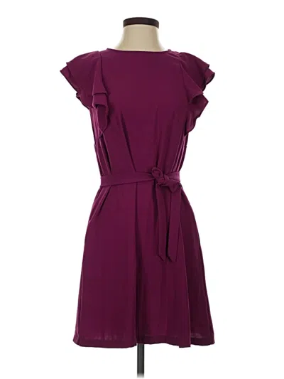 Pre-owned Maurices Casual Dress In Burgundy