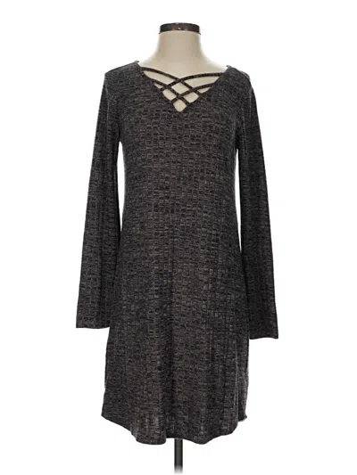 Pre-owned Maurices Casual Dress In Gray