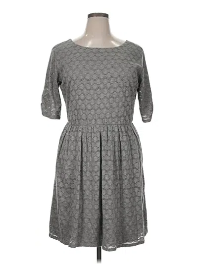 Pre-owned Maurices Casual Dress In Gray