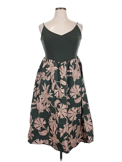 Pre-owned Maurices Casual Dress In Green