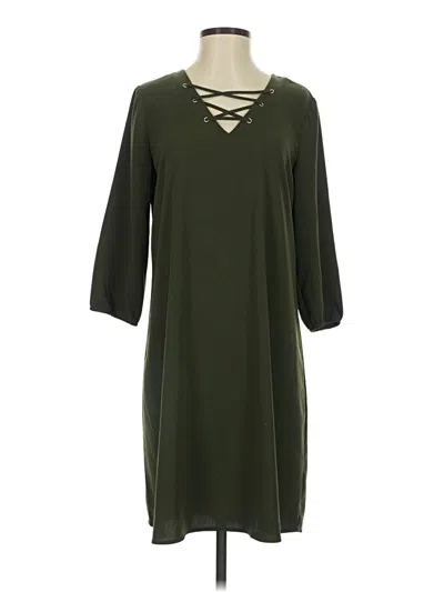 Pre-owned Maurices Casual Dress In Green