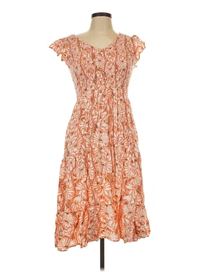 Pre-owned Maurices Casual Dress In Orange