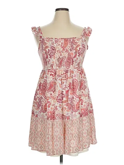 Pre-owned Maurices Casual Dress In Pink