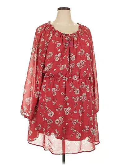 Pre-owned Maurices Casual Dress In Red