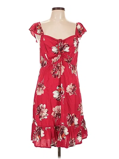Pre-owned Maurices Casual Dress In Red