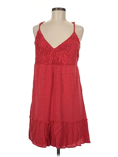 Pre-owned Maurices Casual Dress In Red